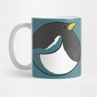 Bird Balls: Yellow Beaked Magpie Mug